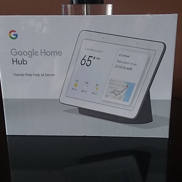 google home hub box size